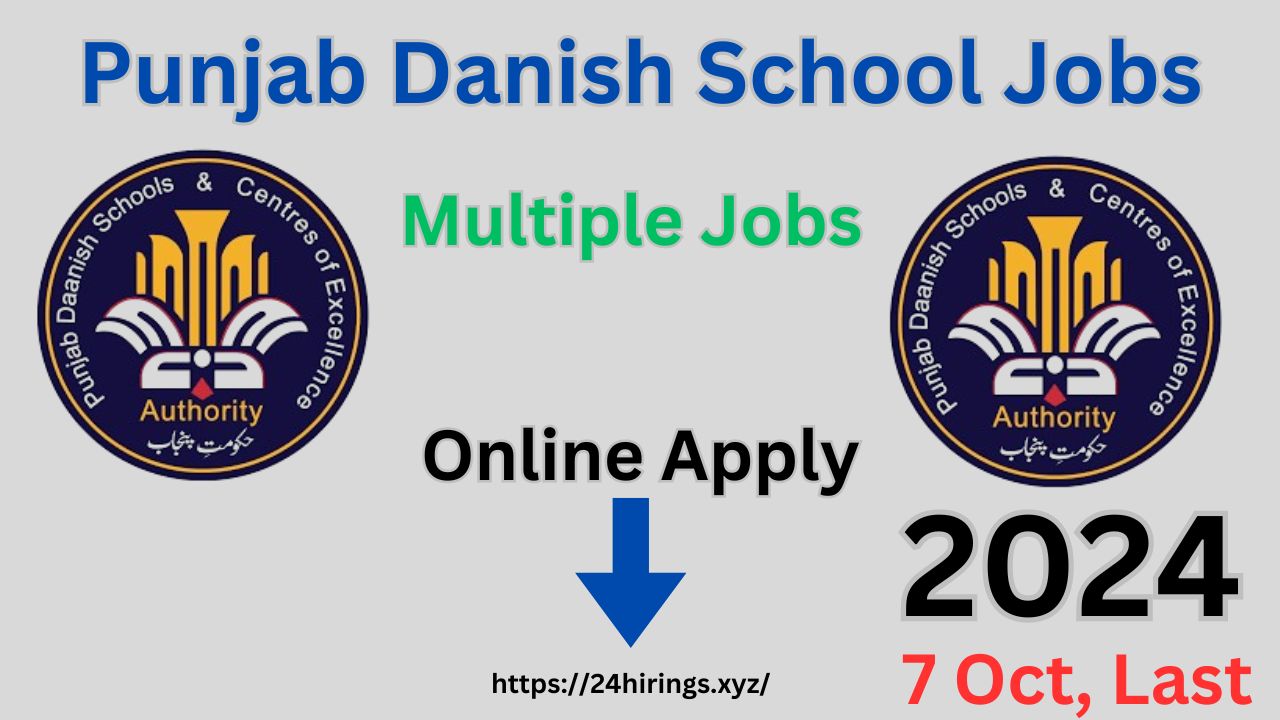 Latest Danish School Jobs 2024 Center of Excellence Lahore